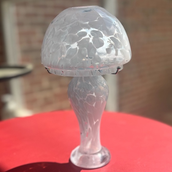 Royal Limited white Crystal Pedestal fairy light Votive Candle Lamp 8.5” Tall - Picture 12 of 15